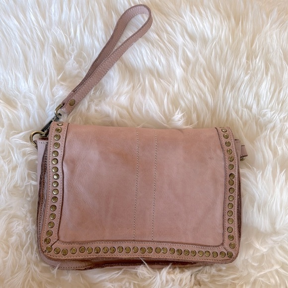 Sundance Handbags - Sundance Studded Heartswell Bag foldover clutch convertible to crossbody Italy